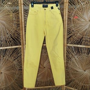 Versace Capriccio High Waisted Yellow Jeans